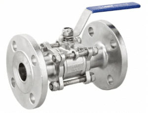 Alloy 20 3 pc flanged ball valve - Valves only