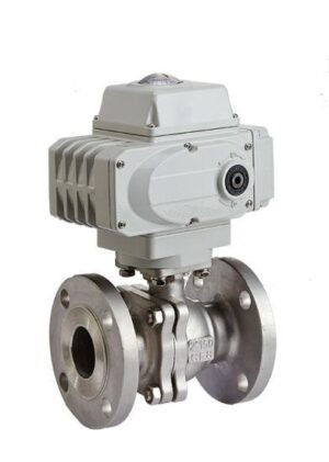 Electric Actuated 2 Piece Flanged Ball Valve - Valves Only