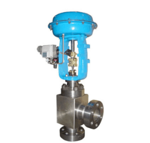 Pneumatic Angle Type High Pressure Regulating Control Valve with ASTM A105