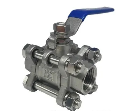 Titanium Gr.2 3pc Ball Valve - Valves Only